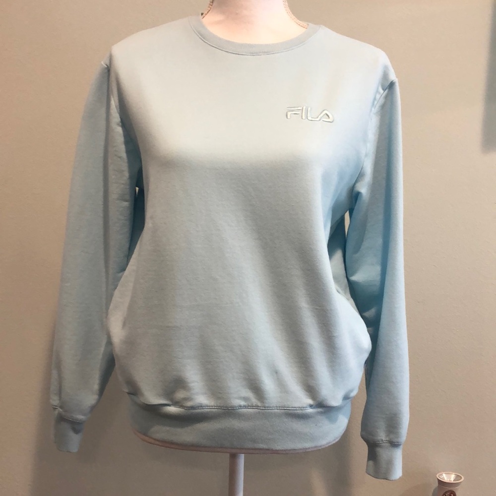 FILA Powder, blue sweatshirt, size Small